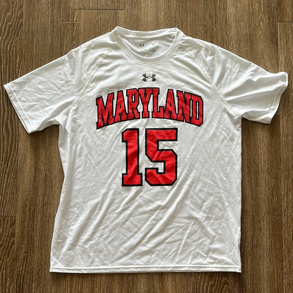 Under Armour White Maryland Graphic T-Shirt